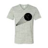 White Marble Unisex Jersey Short-Sleeve V-Neck T-Shirt Thumbnail