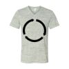 White Marble Unisex Jersey Short-Sleeve V-Neck T-Shirt Thumbnail