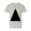 White Marble Unisex Jersey Short-Sleeve V-Neck T-Shirt Thumbnail