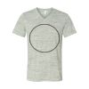 White Marble Unisex Jersey Short-Sleeve V-Neck T-Shirt Thumbnail