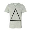 White Marble Unisex Jersey Short-Sleeve V-Neck T-Shirt Thumbnail