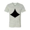White Marble Unisex Jersey Short-Sleeve V-Neck T-Shirt Thumbnail