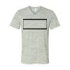 White Marble Unisex Jersey Short-Sleeve V-Neck T-Shirt Thumbnail