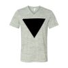 White Marble Unisex Jersey Short-Sleeve V-Neck T-Shirt Thumbnail