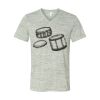 White Marble Unisex Jersey Short-Sleeve V-Neck T-Shirt Thumbnail