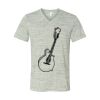 White Marble Unisex Jersey Short-Sleeve V-Neck T-Shirt Thumbnail