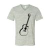 White Marble Unisex Jersey Short-Sleeve V-Neck T-Shirt Thumbnail