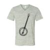 White Marble Unisex Jersey Short-Sleeve V-Neck T-Shirt Thumbnail