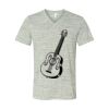 White Marble Unisex Jersey Short-Sleeve V-Neck T-Shirt Thumbnail