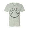 White Marble Unisex Jersey Short-Sleeve V-Neck T-Shirt Thumbnail