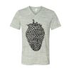 White Marble Unisex Jersey Short-Sleeve V-Neck T-Shirt Thumbnail