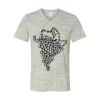 White Marble Unisex Jersey Short-Sleeve V-Neck T-Shirt Thumbnail