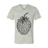 White Marble Unisex Jersey Short-Sleeve V-Neck T-Shirt Thumbnail