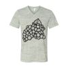 White Marble Unisex Jersey Short-Sleeve V-Neck T-Shirt Thumbnail