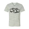 White Marble Unisex Jersey Short-Sleeve V-Neck T-Shirt Thumbnail
