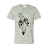 White Marble Unisex Jersey Short-Sleeve V-Neck T-Shirt Thumbnail
