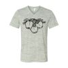 White Marble Unisex Jersey Short-Sleeve V-Neck T-Shirt Thumbnail
