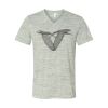 White Marble Unisex Jersey Short-Sleeve V-Neck T-Shirt Thumbnail