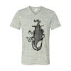 White Marble Unisex Jersey Short-Sleeve V-Neck T-Shirt Thumbnail