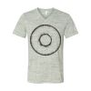 White Marble Unisex Jersey Short-Sleeve V-Neck T-Shirt Thumbnail
