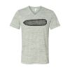 White Marble Unisex Jersey Short-Sleeve V-Neck T-Shirt Thumbnail