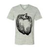 White Marble Unisex Jersey Short-Sleeve V-Neck T-Shirt Thumbnail