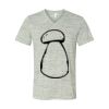 White Marble Unisex Jersey Short-Sleeve V-Neck T-Shirt Thumbnail