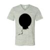 White Marble Unisex Jersey Short-Sleeve V-Neck T-Shirt Thumbnail