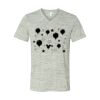 White Marble Unisex Jersey Short-Sleeve V-Neck T-Shirt Thumbnail