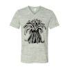 White Marble Unisex Jersey Short-Sleeve V-Neck T-Shirt Thumbnail