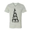 White Marble Unisex Jersey Short-Sleeve V-Neck T-Shirt Thumbnail