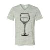 White Marble Unisex Jersey Short-Sleeve V-Neck T-Shirt Thumbnail
