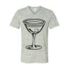 White Marble Unisex Jersey Short-Sleeve V-Neck T-Shirt Thumbnail