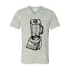 White Marble Unisex Jersey Short-Sleeve V-Neck T-Shirt Thumbnail