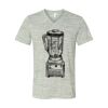 White Marble Unisex Jersey Short-Sleeve V-Neck T-Shirt Thumbnail