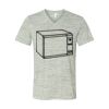 White Marble Unisex Jersey Short-Sleeve V-Neck T-Shirt Thumbnail