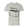 White Marble Unisex Jersey Short-Sleeve V-Neck T-Shirt Thumbnail