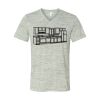 White Marble Unisex Jersey Short-Sleeve V-Neck T-Shirt Thumbnail