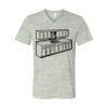 White Marble Unisex Jersey Short-Sleeve V-Neck T-Shirt Thumbnail