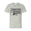 White Marble Unisex Jersey Short-Sleeve V-Neck T-Shirt Thumbnail