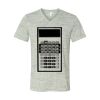 White Marble Unisex Jersey Short-Sleeve V-Neck T-Shirt Thumbnail