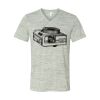 White Marble Unisex Jersey Short-Sleeve V-Neck T-Shirt Thumbnail