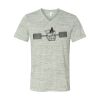 White Marble Unisex Jersey Short-Sleeve V-Neck T-Shirt Thumbnail