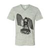 White Marble Unisex Jersey Short-Sleeve V-Neck T-Shirt Thumbnail