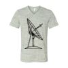 White Marble Unisex Jersey Short-Sleeve V-Neck T-Shirt Thumbnail