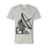 White Marble Unisex Jersey Short-Sleeve V-Neck T-Shirt Thumbnail