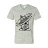 White Marble Unisex Jersey Short-Sleeve V-Neck T-Shirt Thumbnail