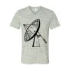 White Marble Unisex Jersey Short-Sleeve V-Neck T-Shirt Thumbnail