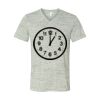 White Marble Unisex Jersey Short-Sleeve V-Neck T-Shirt Thumbnail