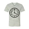 White Marble Unisex Jersey Short-Sleeve V-Neck T-Shirt Thumbnail